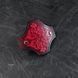 Заколка автомат з натуральної шкіри з тисненням "Gothic Barrette"_Vintage Red HPN-15-0015 фото 2