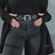 Шкіряний пояс "Witchy Garden" з тисненням | Готичний ремінь з черепами BLT-35-SLS фото 10