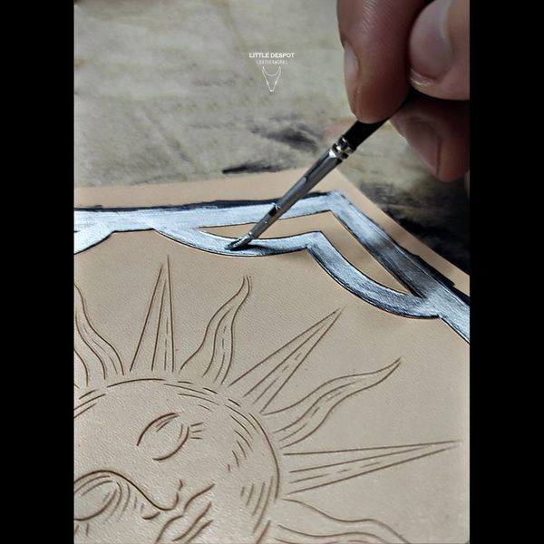 Набір органайзерів "The Sun & The Moon" з натуральної шкіри для дайсів кристалів прикрас Трей Кошик_SET TRY-00-000 фото