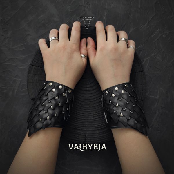 Наручі "Valkyrja" Браслети з натуральної шкіри BRS-VB-001 фото