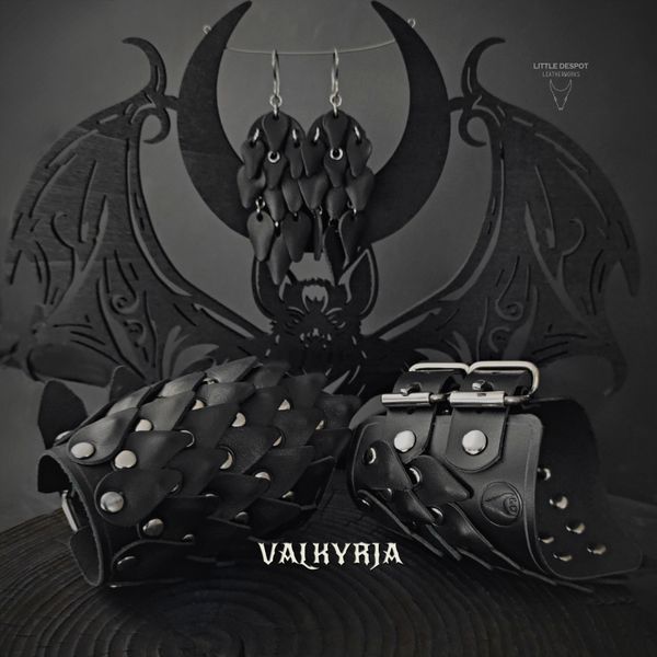 Наручі "Valkyrja" Браслети з натуральної шкіри BRS-VB-001 фото