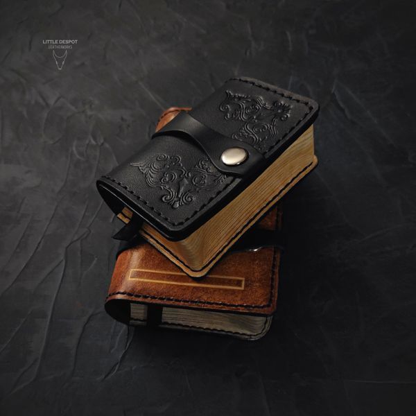 Шкіряний чохол для карт Таро mini "Tome" PCH-TM-M000 фото