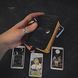 mini tarot deck leather case inspired by ancient book
