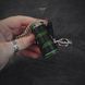 Шкіряний брелок-книга &laquo;Micro Tome&raquo; Vintage Green &mdash; ручна робота KCN-MT-001G фото 3
