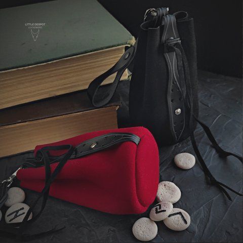 М'який шкіряний мішечок "Witch Pouch" Pch-21-0020 фото